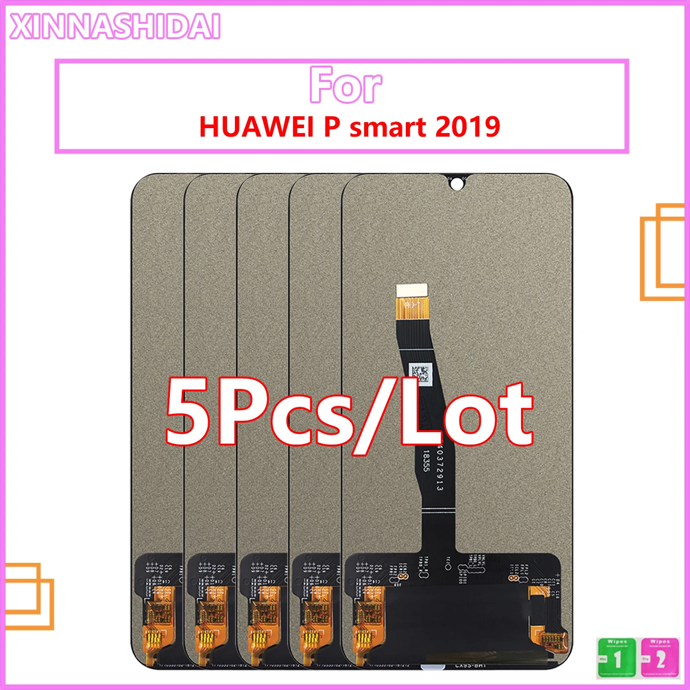 

5pcs/lot For P Smart 2019 LCD Screen POT-LX1 L21 LX3 For Huawei P Smart 2019 LCD Screen Display AAA Quality LCD With Frame