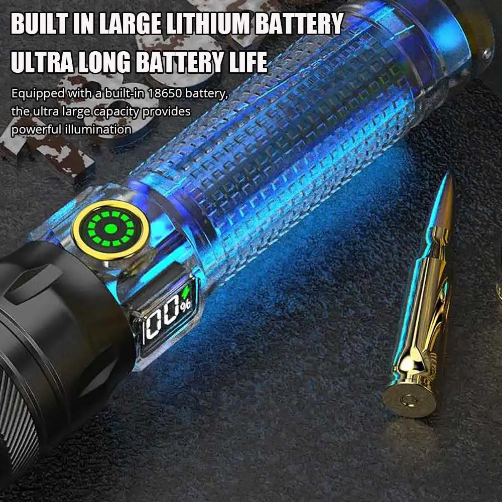 Супер XHP120 мощная белая фотолампа высокой мощности перезаряжаемая тактическая