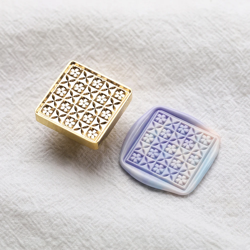 Печать в ретро стиле с цветами и листьями латунные головки винтажные антикварные