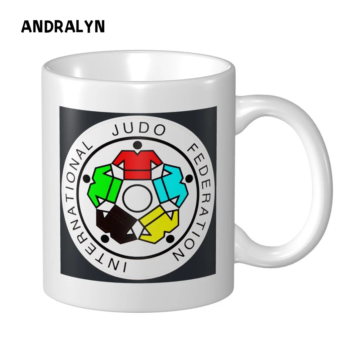 

IJF International Judo Federation Mug 330ml 2023 Funny Ceramic Creative Coffee Mugs Christmas GIft Cup