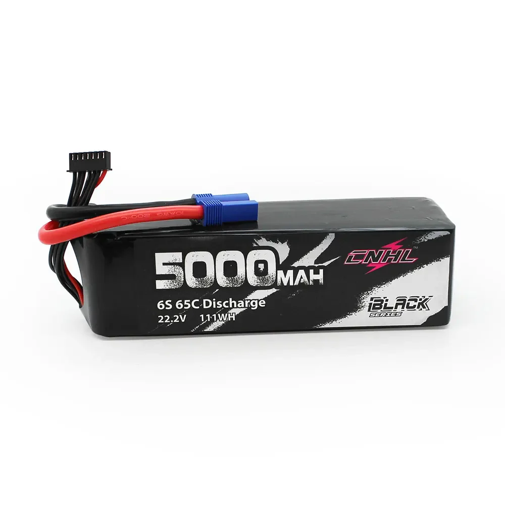 CNHL Black Series 5000mAh 22.2V 6S 65C EC5 Lipo battery CNHL Black Series 5000mAh 22.2V 6S 65C EC5 Lipo battery