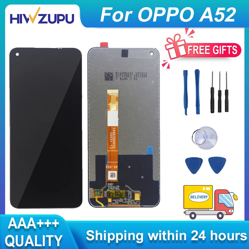

HIWZUPU New Display Lcd for Oppo A52 Screen Assembly Cell Phone Accessories Glass Touch Display Integrated Screen Free Shipping