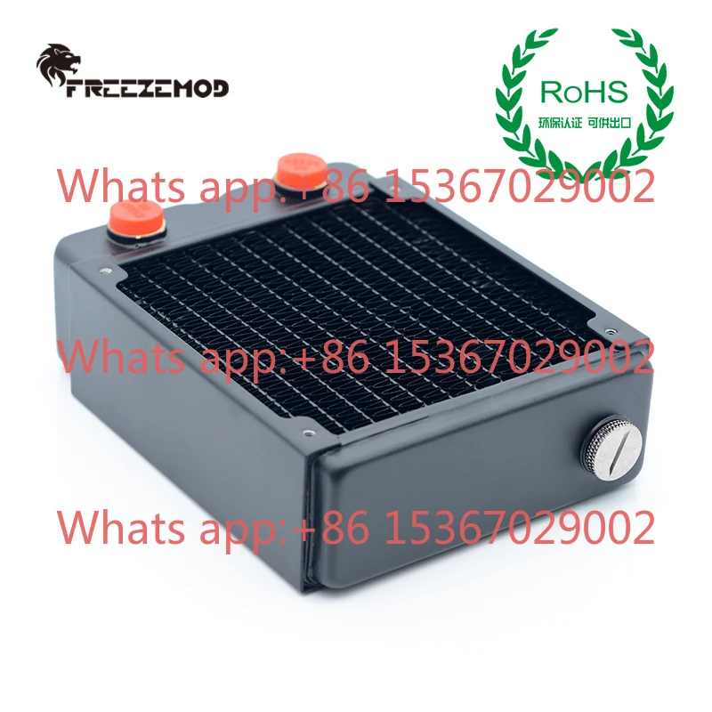 Фото FREEZEMOD двухслойный, толщиной 45 мм, TSRP-HP45-120, медный ряд рассеивания тепла с водяным охлаждением, 5 отверстий, сертификация ROSH №2