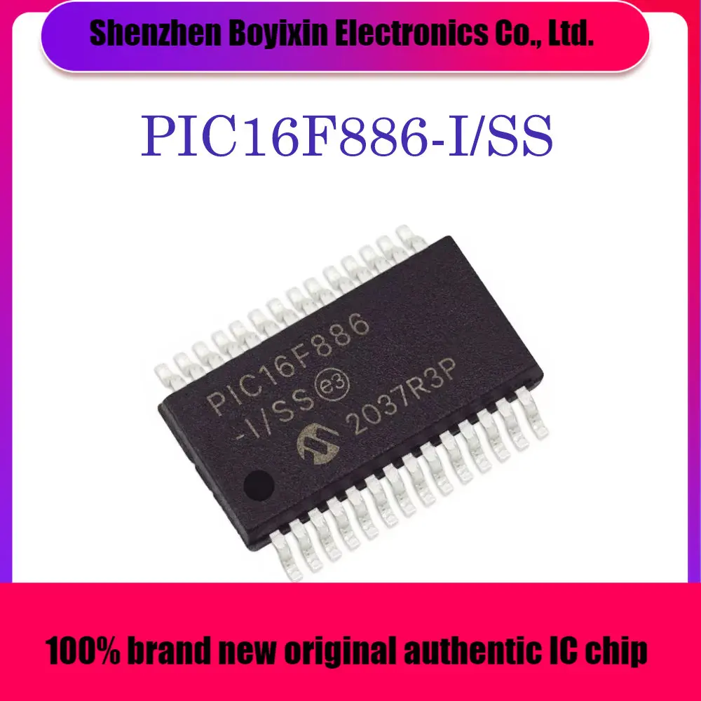 

Φ/SS PIC16F886-I PIC16F886 PIC16F PIC16 PIC IC MCU PIC16F886-I