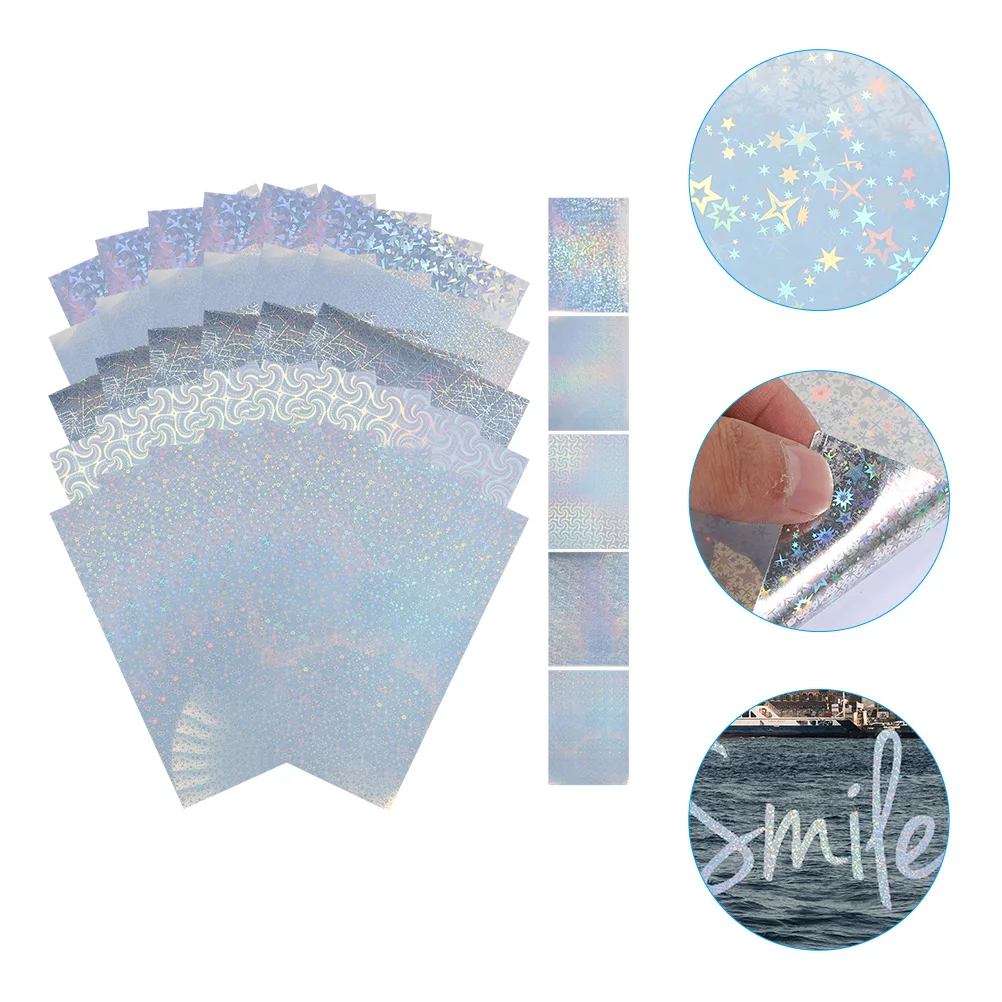 

Clear Printable Sticker Paper Inkjet Paper Colored Paper Color Paper Transparent Paper Holographic Film Color Paper Photo Album