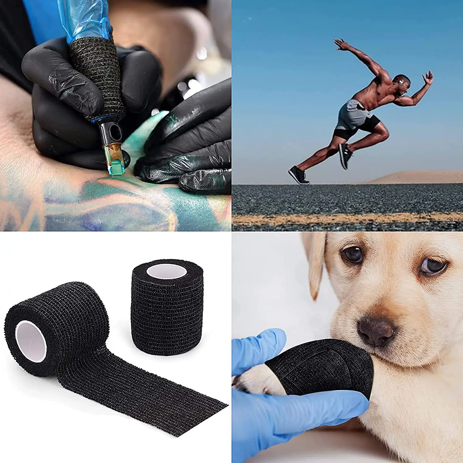 24 шт. камуфляжная самоклеящаяся лента для защиты пальцев