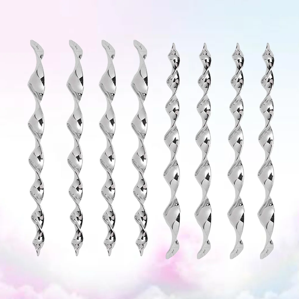 

12pcs Bird Repeller Rotating Rods Agricultural Reflective Twisting Repellent Rods Scare Bird Rods