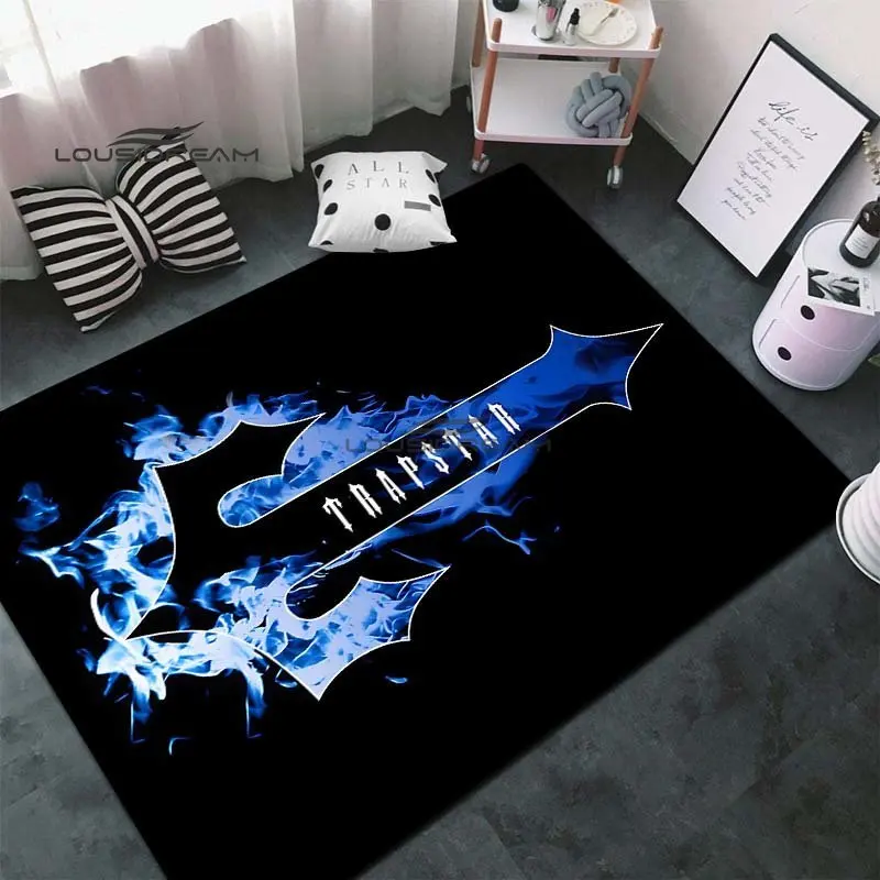 

Trapstar London logo Carpets and Rug 3D Printing Fashion Carpet Floor Mat Living Room Bedroom Decorate Large Area Soft Rug