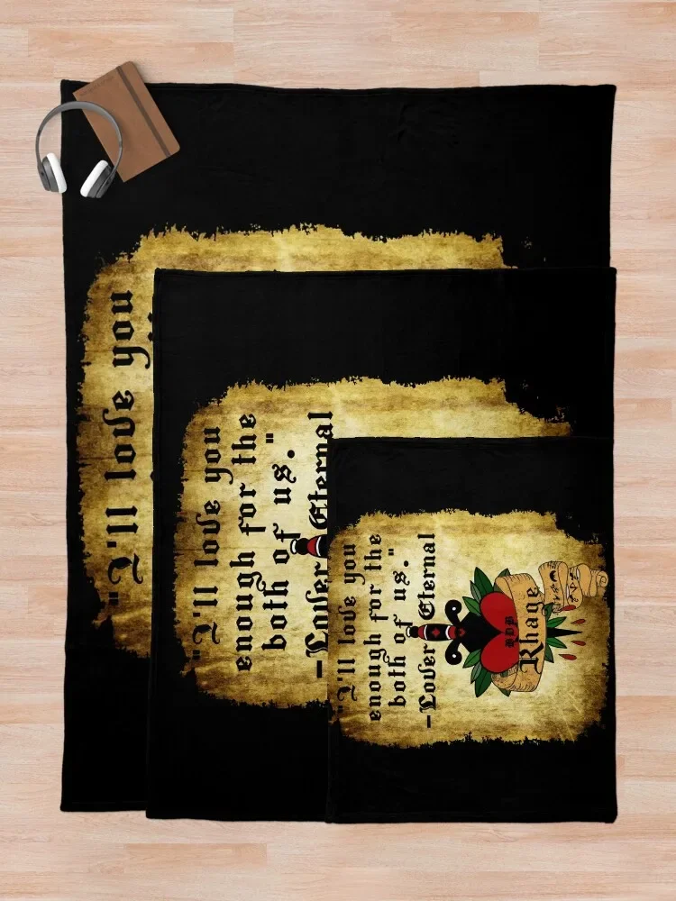 Черный Кинжал братство Rhage Цитата любимый вечный плед одеяло пушистые пляжные