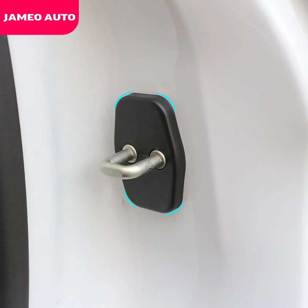 Jameo Auto 4 шт./компл. ABS автомобильные защита для дверного замка крышки замков дверей