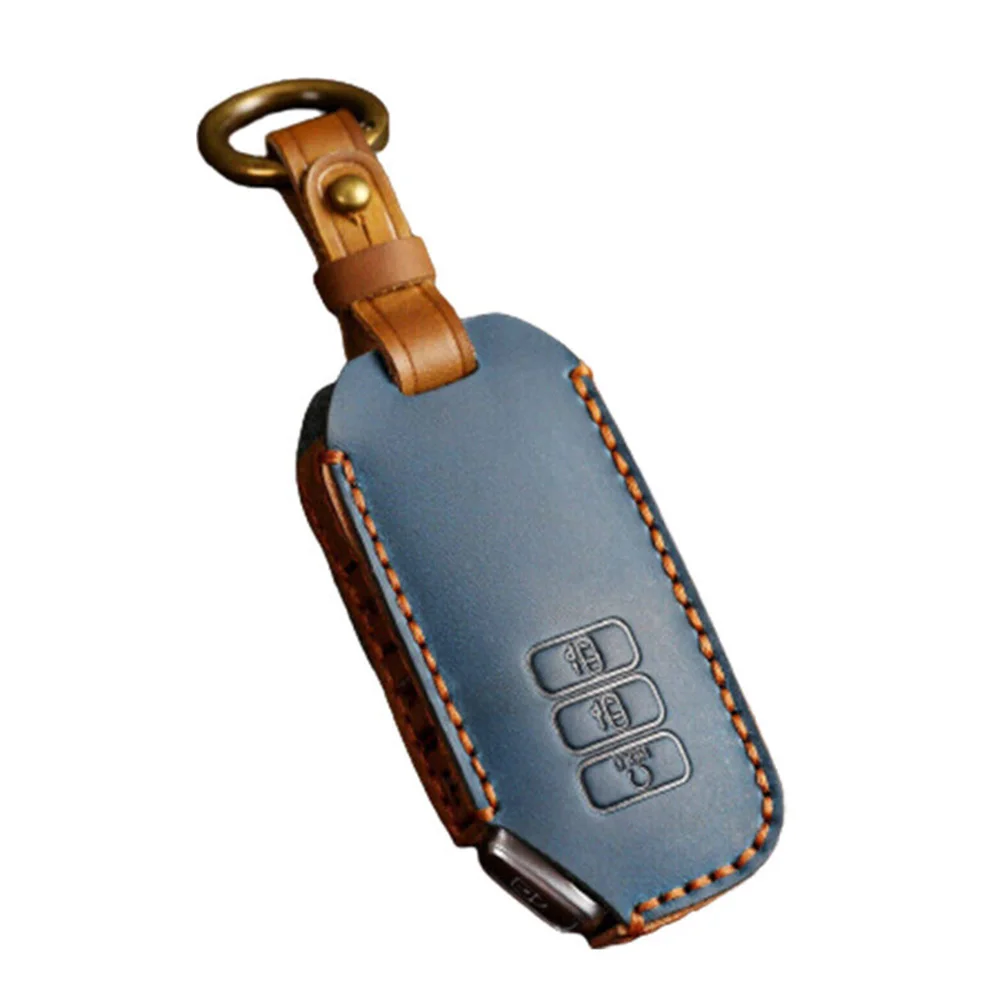 

Brand New Durable High Grade High Quality Practical To Use Leather Remote 7 Keys 2022 Car Key Cover Correct Connector
