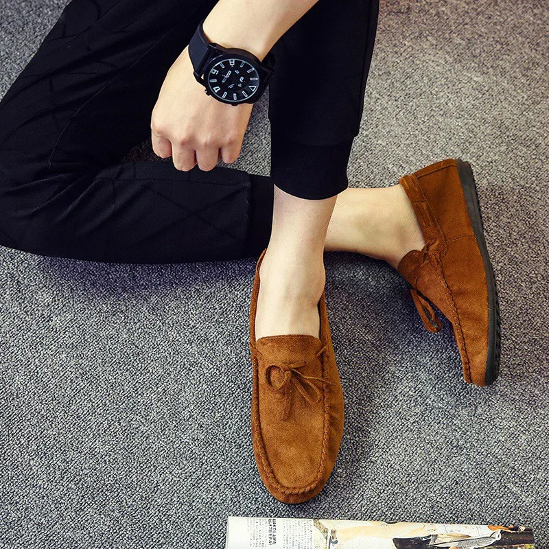 

Spring New Korean Frosted Beanie Shoes Loafers Casual Lazy Men Breathable Flat Man Shoes Men S14420-S14439