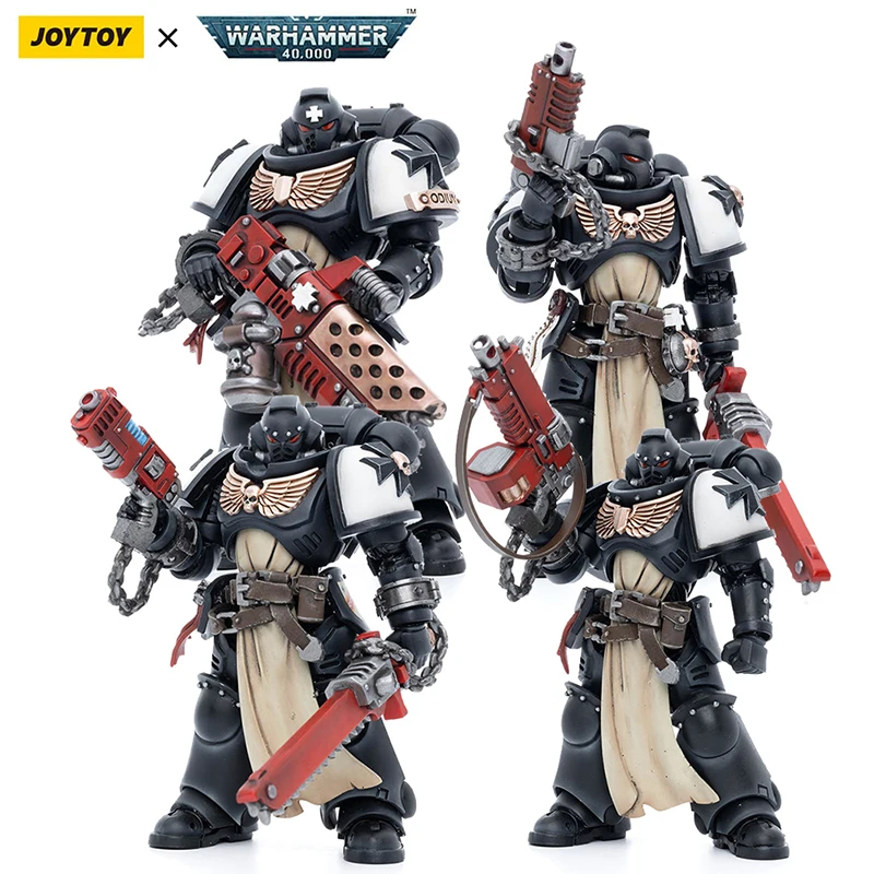 

Оригинальная коллекция 1/18 года, JOYTOY WARHAMMER 40K, черные Templars, Primaris, робот из команды крестователей, аниме фигурки, модели, игрушки, подарки