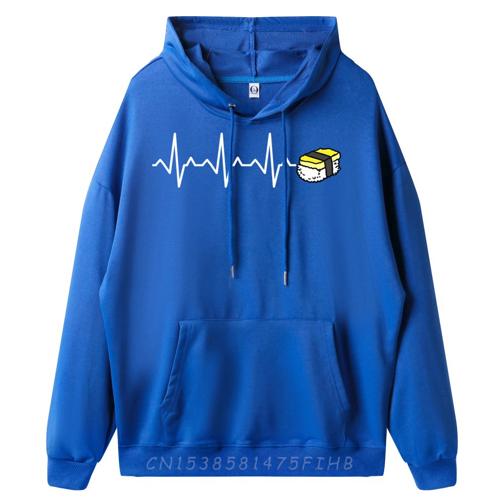 Tamago Sushi Heartbeat графический пуловер толстовки мужские негабаритные Camisetas