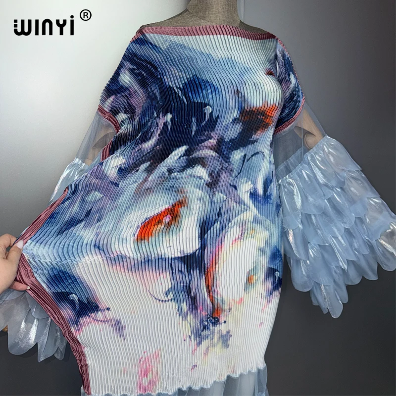 Плиссированное эластичное платье WINYI: пляжная накидка, кафтан, абайя для мусульманских женщин, роскошное вечернее платье в ретро-стиле для вечеринок в Дубае (art.: 3920dbcfcc95b) - 3920dbcfcc95b