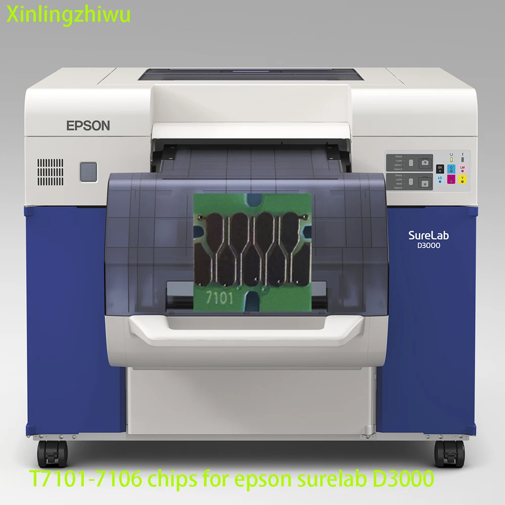 T7101-T7106 совместимый чип для epson surelab SL-D3000 чернильный картридж принтера - купить по