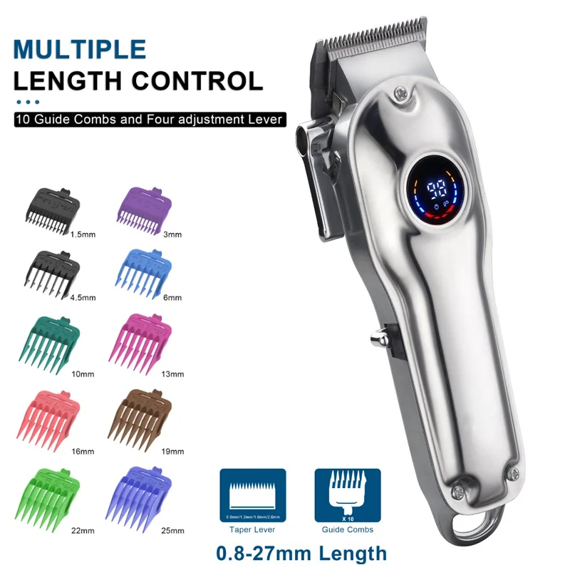 Машинка для стрижки волос аккумуляторная беспроводная мужчин
