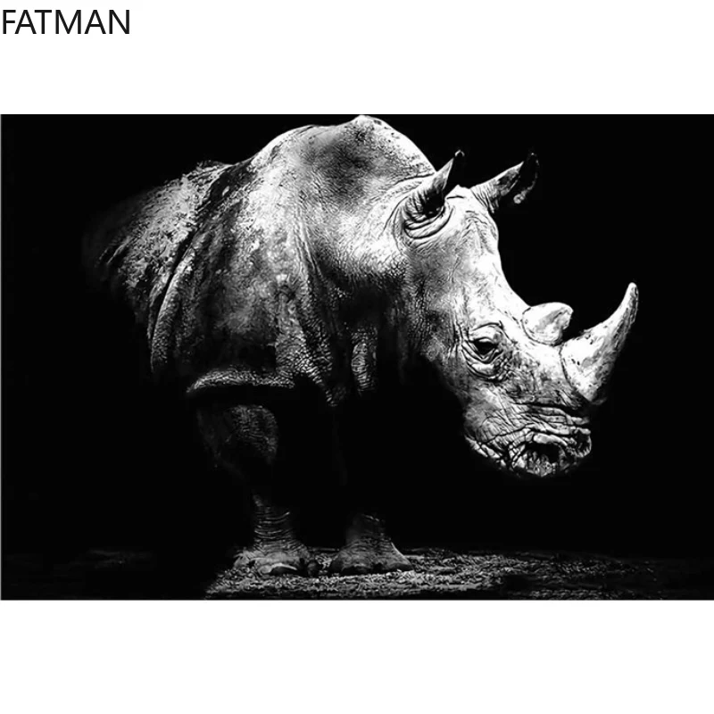 Фреска FATMAN серая с абстрактным ринозавром, настенная ткань для гостиниц, фоновая стена для гостиной, дивана, спальни, скандинавские 3d обои, П... (art.: 3920babc8bb0a) - 3920babc8bb0a