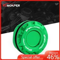 motorcycle engine oil filler plug cap cover bolt screw filler cover for kawasaki ninja 400 high quality accessories with logo