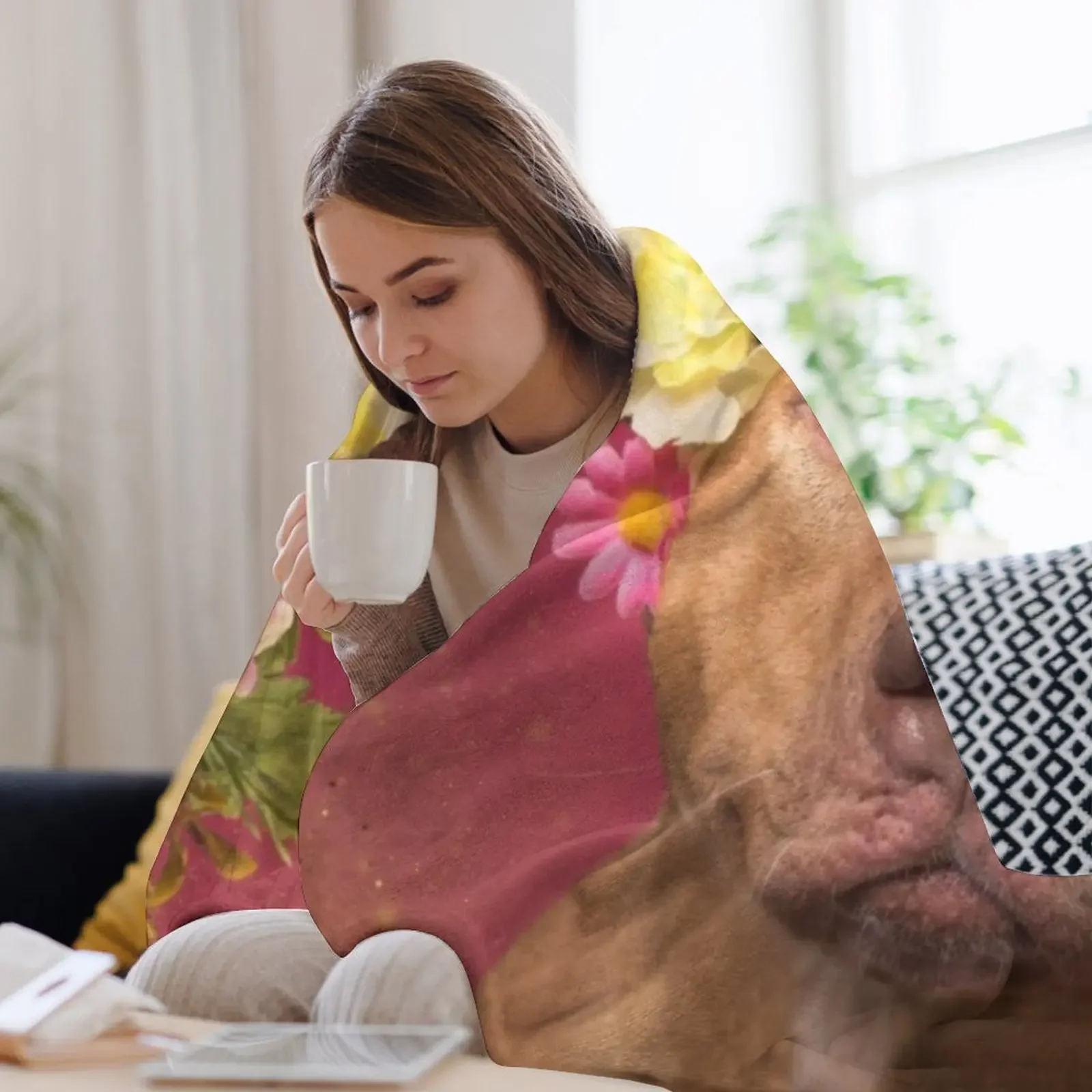 Flower Power: Одеяло Ashley пушистое одеяло для дивана на зиму лохматое