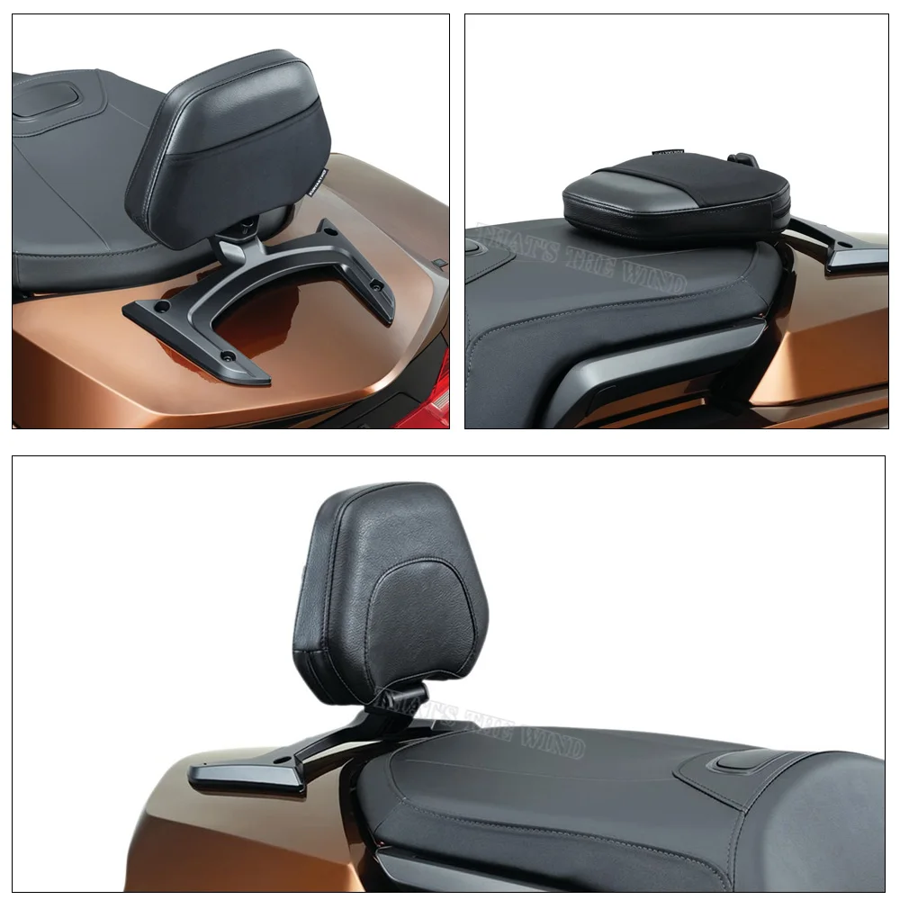 

Motorcycle Passenger Seat Rear Backrest Cushion Back Rest Pad For Honda Gold Wing Goldwing GL 1800 GL1800 GL1800B F6B 2018-2021