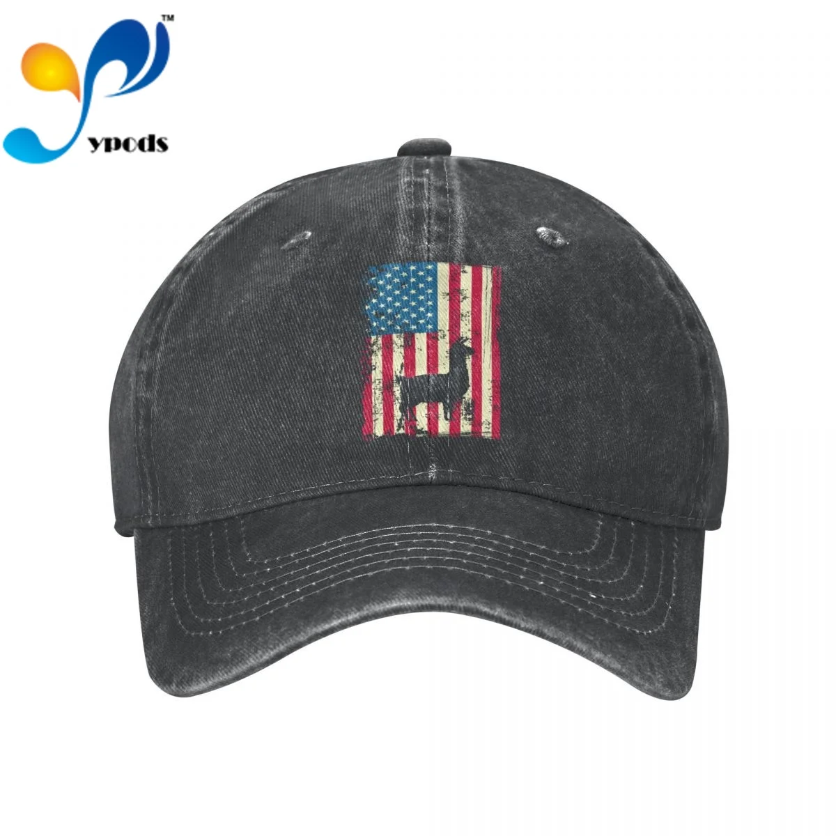 

Vintage Usa American Flag Llama Women Men Cotton Baseball Cap Unisex Casual Caps Outdoor Trucker Snapback Hats