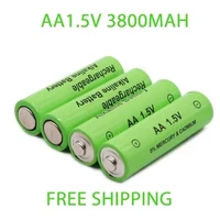brand new aa battery 3800 mah rechargeable battery ni mh 1 5 v aa battery for clocks mice computers toys so on