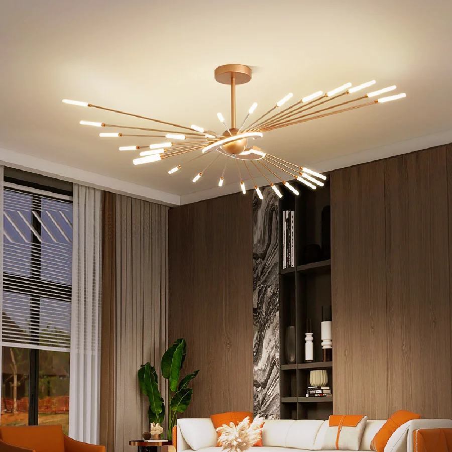 

Hot Sale Fireworks Led Chandelier For Living Room Bedroom Home Chandelier Modern Led Ceiling Chandelier Lamp Lighting Fixtures