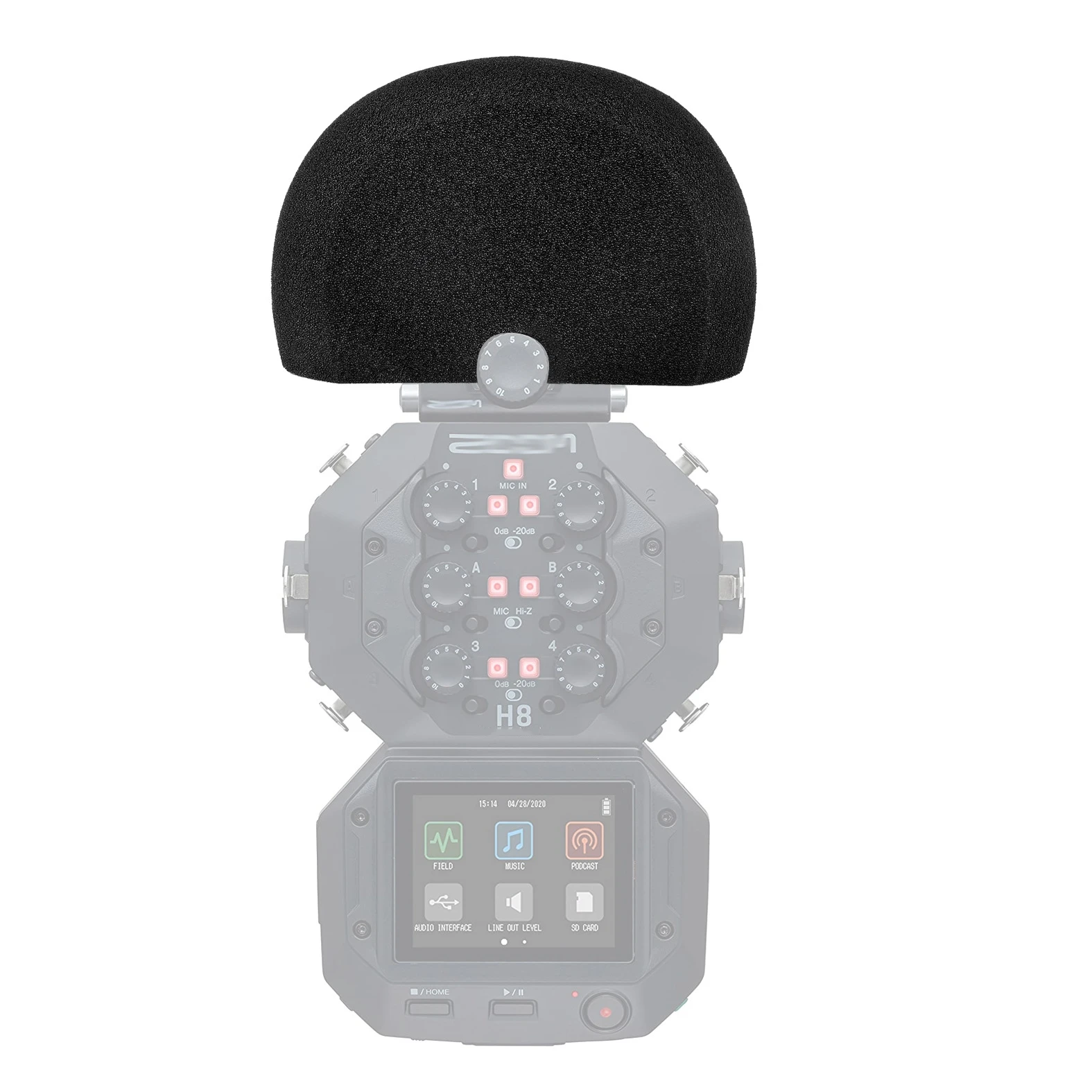 Для ZOOM H5/H6/H8/XYH-6/XYH-5 пылезащитный чехол для микрофона губчатый лобового стекла