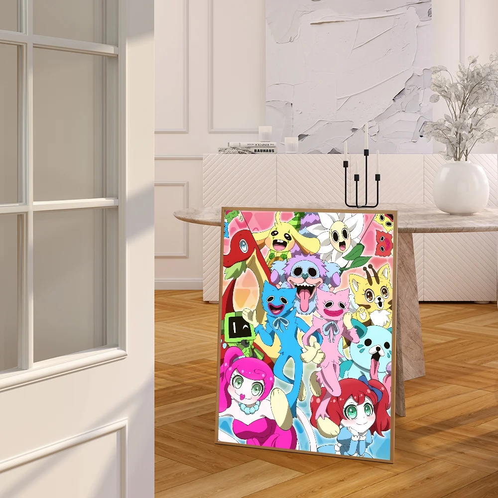 H-Huggys-Game-Wuggys самоклеящийся художественный постер необычная наклейка на стену для