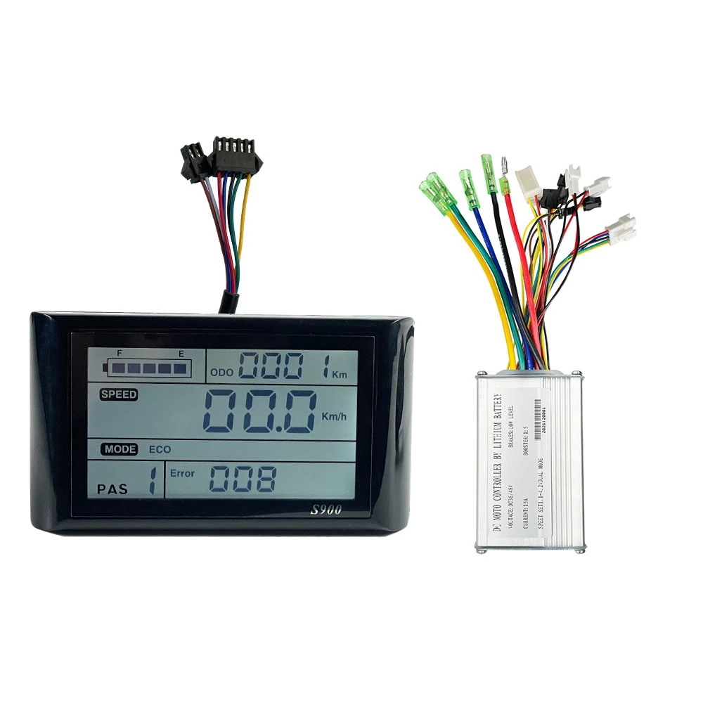 

For 48V/36V 250W/350W E-Bike Brushless Motor Controller SW900 LCD Display Kit Electric Bicycle Scooter Accessories