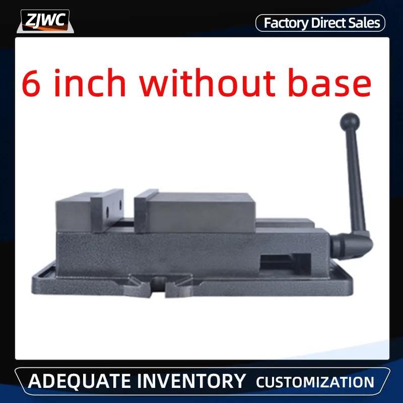 

Milling Machine Heavy Duty CNC Precision Vise 6 Inch T Tooth Machining Center Special Angle Fixed Vice Without Rotating Base