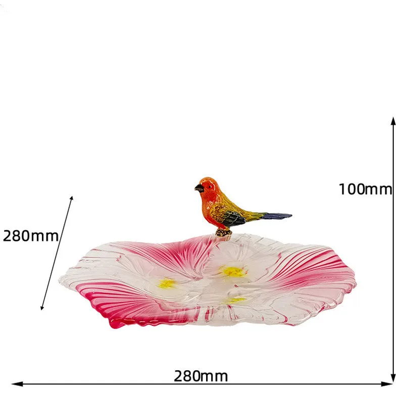 Тарелка с изображением волшебных фруктов для гостиной Настольная закуска