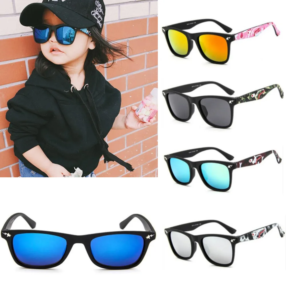 

Polarized Kids Sunglasses Safety Children Sun Glasses 2023 Fashion Boys Girls Shades Eyewear Goggles Beach Car Sun Glasses UV400