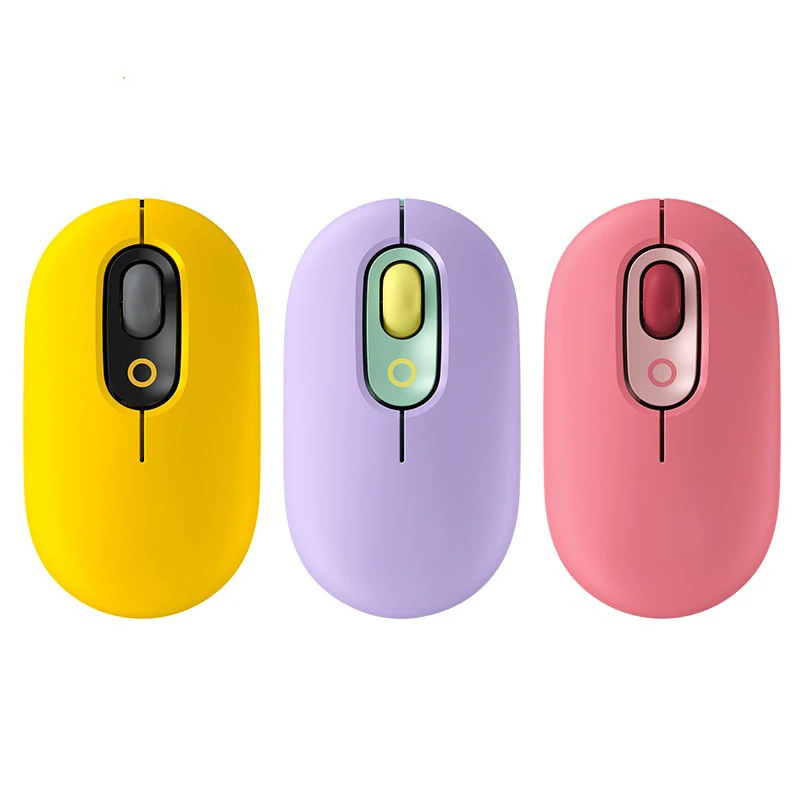 

Мышь Xiaomi POP, розовая Милая мышь, беспроводные мыши Bluetooth для ПК, геймеров, полные аксессуары, механическая мышь для ноутбука, планшета
