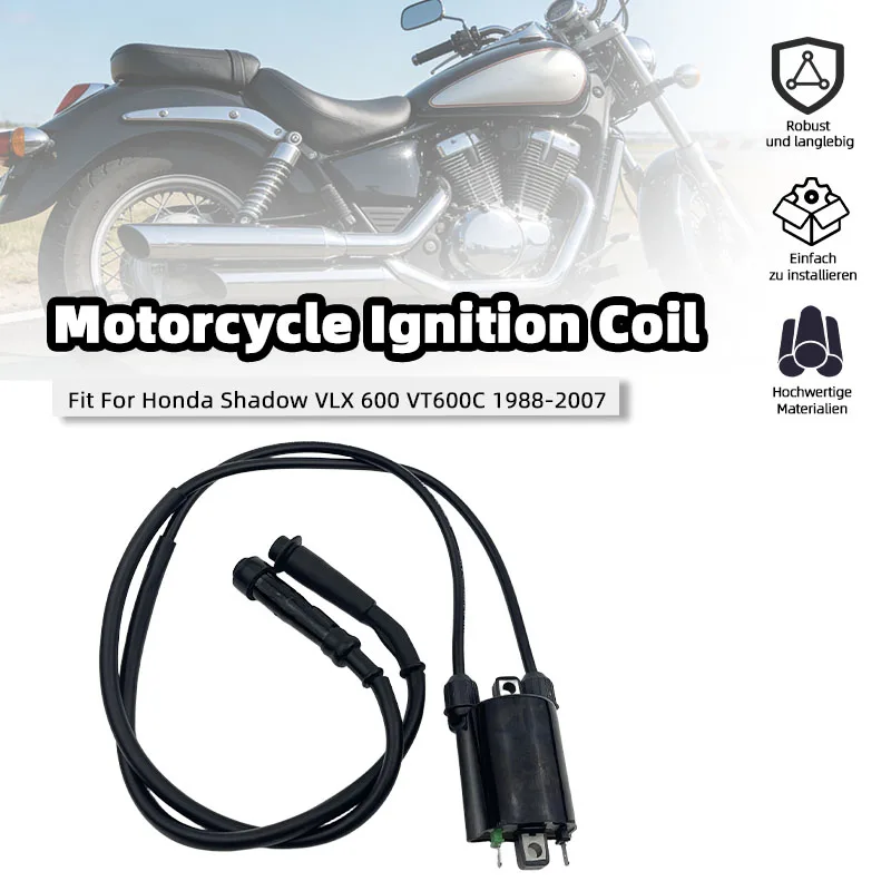 Фото Катушка зажигания и колпачок свечи зажигания для мотоциклов Honda Shadow VLX600 VT600 1988-2007, VT600CD Deluxe 1993-2007. Замена катушки зажигания. №3