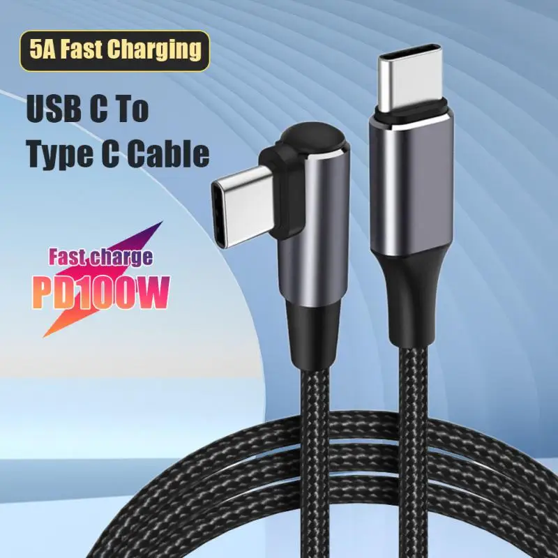 5a портативный кабель для быстрой зарядки и передачи данных Usb C к Usb C, универсальные аксессуары для телефонов, кабель Usb C к Type-c, шнур для быстрой зарядки Usb