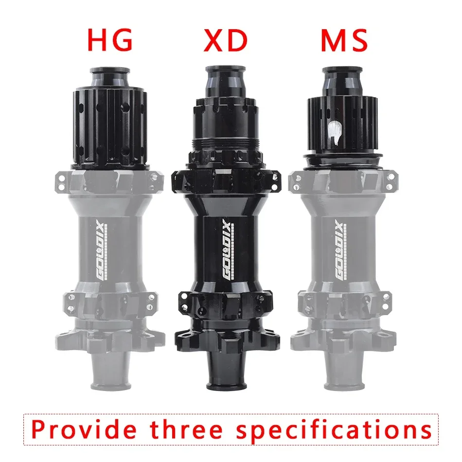 Фото GOLDIX GD310 28H MTB Прямая втулка 36T Трещотка Дисковый тормоз Boost HG XD для велосипеда №3