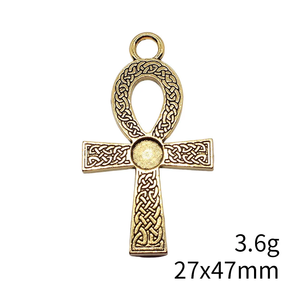 WYSIWYG 3 шт. 27x7 мм цвета Древние египетские счастливые ключи браслет на запястье для