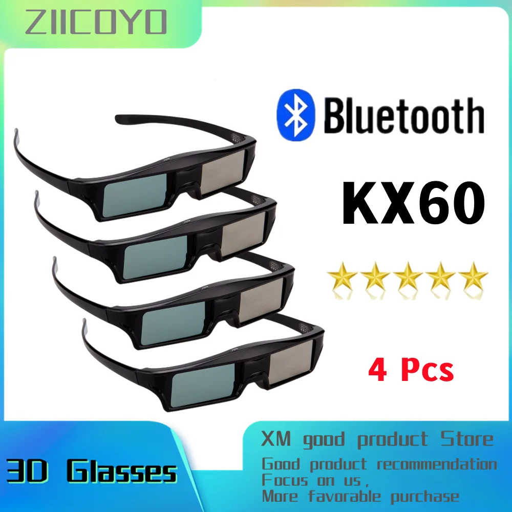 

Bluetooth Активный затвор 3D очки для Samsung SSG-5100GB Замена Sony Panasonic 3D TV Epson RF 3D очки ELPGS03