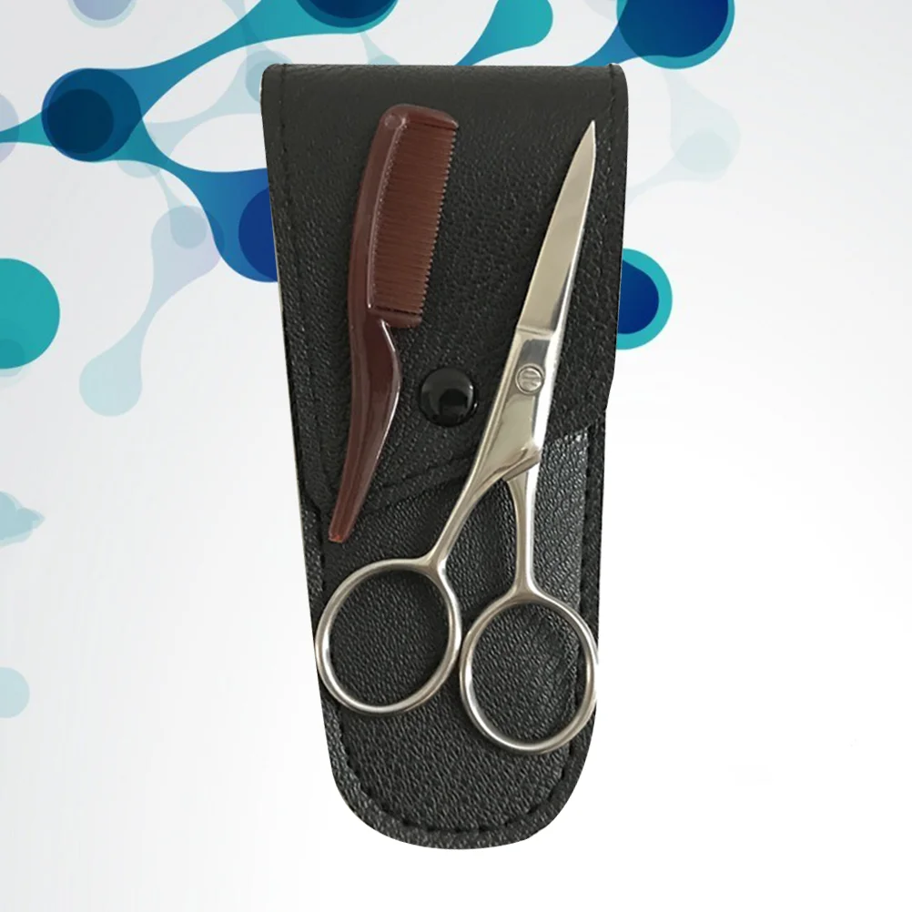 

Eyebrow Scissor Beard Shears Shaping Kit Mustache Trimming Scissors Back up