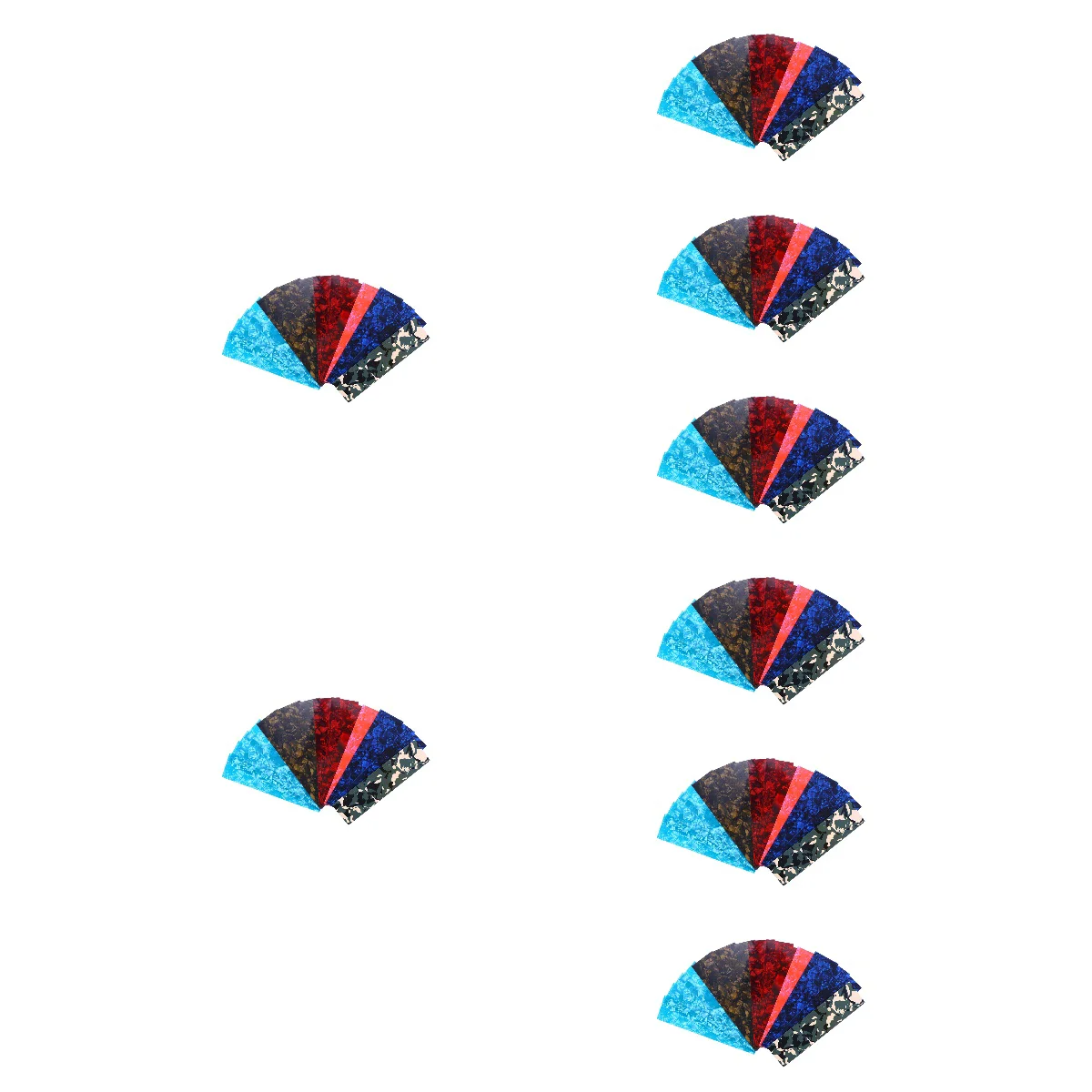 

120 DIY Guitar Pick Punch Sheets Recommended Medium and Heavy Celluloid Guitar Pick Strips Thickness