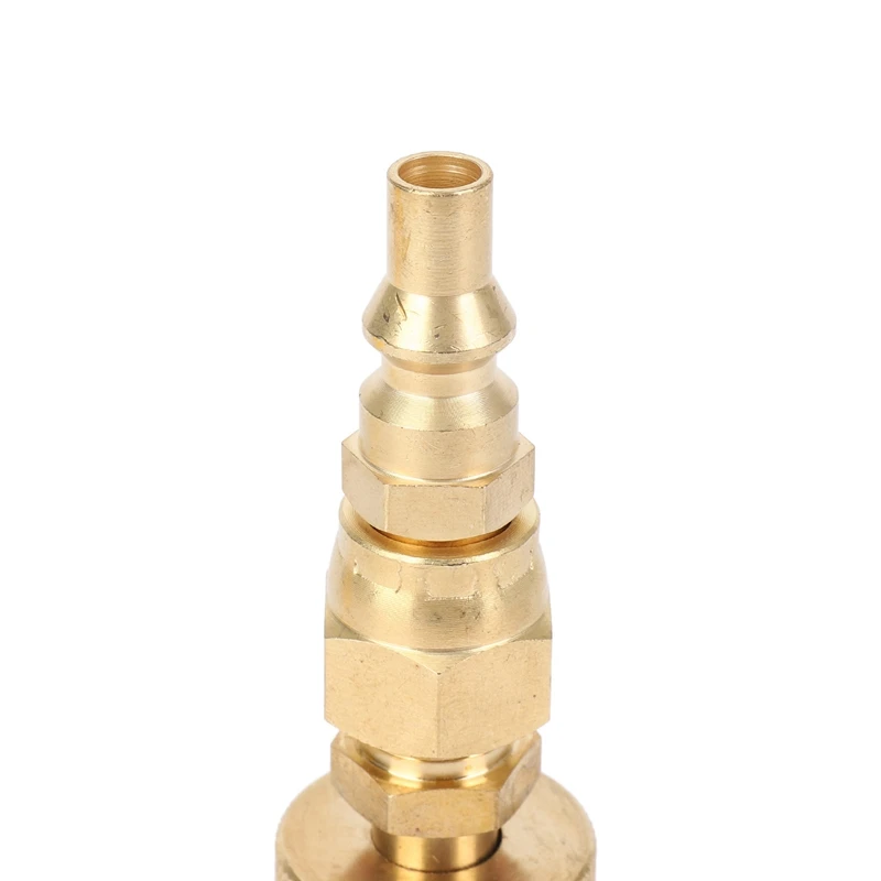 2X 1LB адаптер регулятора пропана 1In -20 Мужской выдерживающий цилиндр до 3/8In мужской