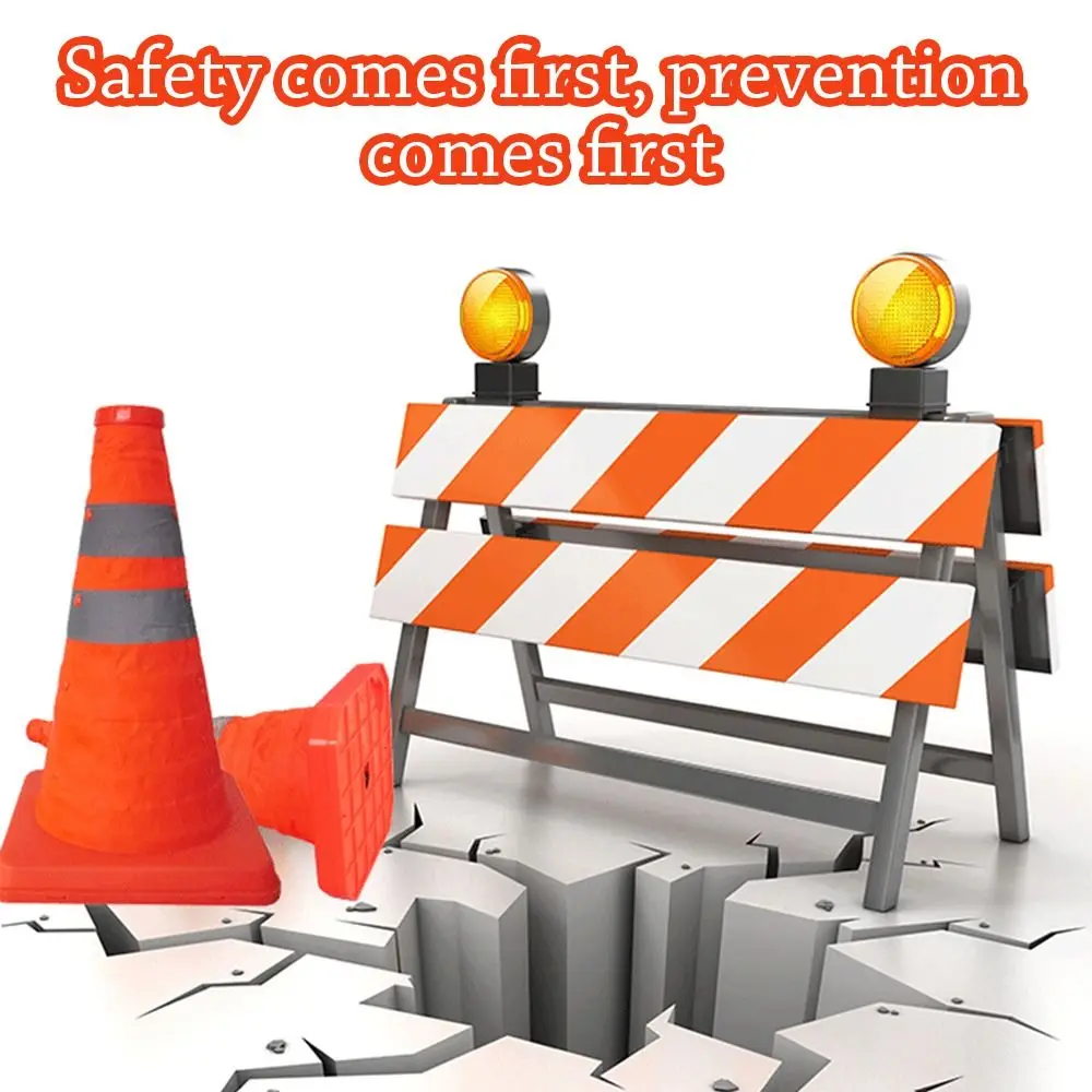 

Traffic Facilities Reflective Rubber Folding Road Cone Cone Warning Sign Road Traffic Signs Barricade