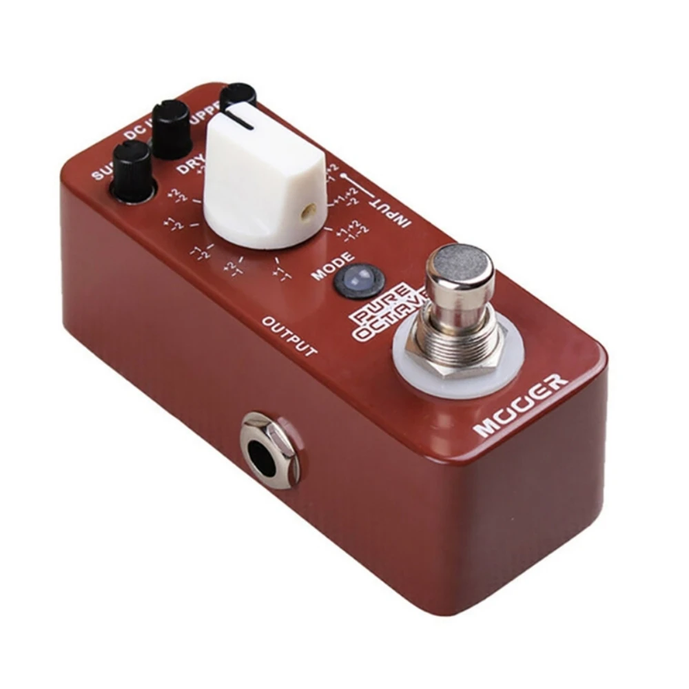 Mooer MOC1 Pure Octave Guitar Effect Pedal 11 Octave Modes True Bypass Full Metal Shell Guitar Accessories enlarge