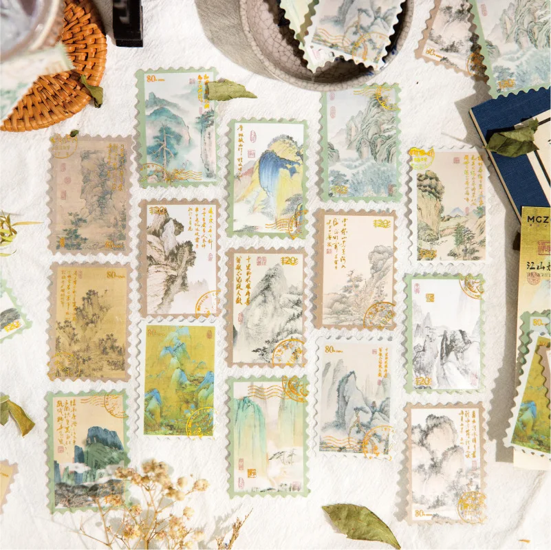 

45 шт. винтажные Цветочные штампы наклейки творческие DIY Дневник нежелательный журнал Декор этикетка наклейка альбом Скрапбукинг