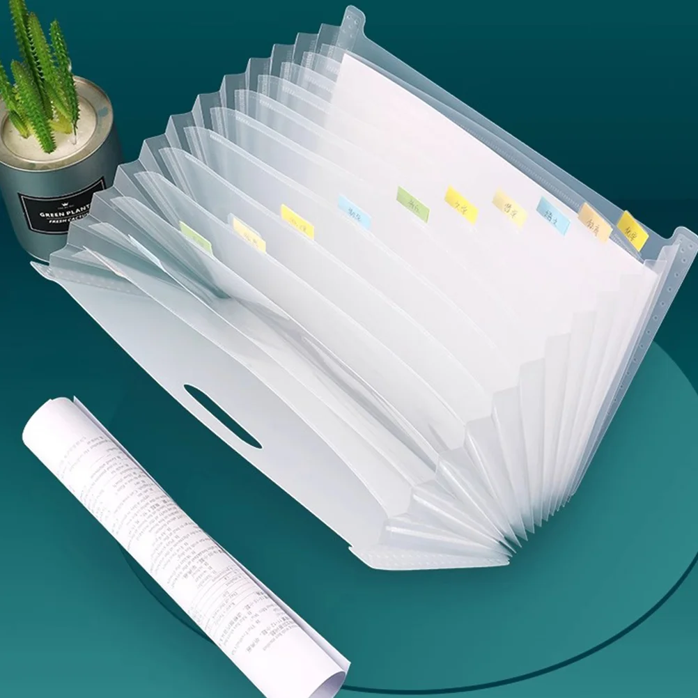 

Офисный держатель для файлов, папки, сумка, Белый Органайзер для чеков, многослойный, для дома