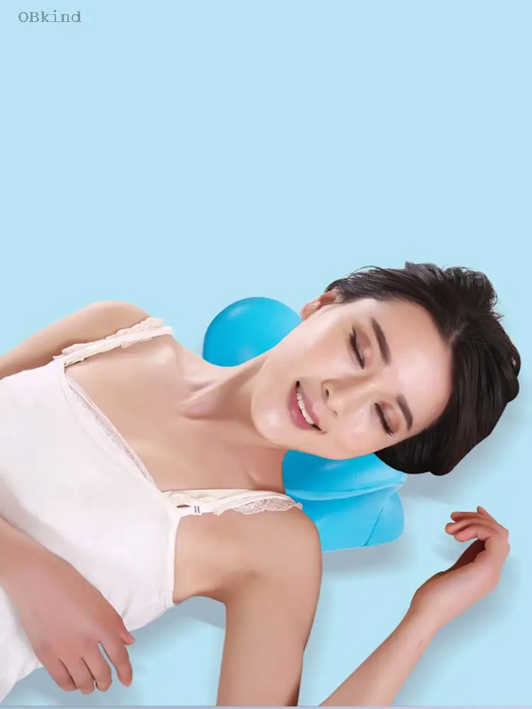 

obkind Prevent cervical vertebra pillow, straighten neck physiological curvature, correct neck massager, support massage pillow
