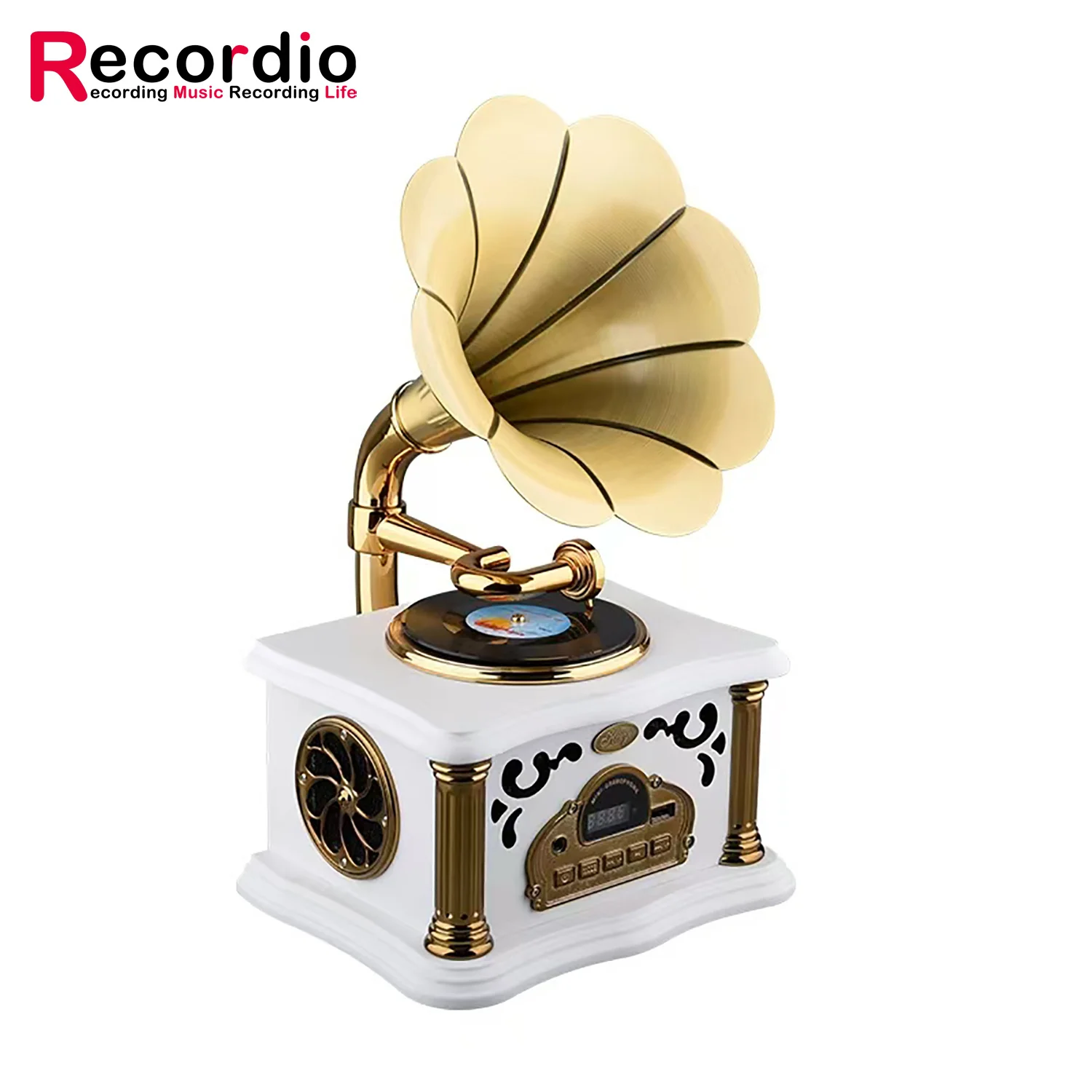 GAS-RD82 Лидер продаж ретро фонограф виниловая пластинка Bluetooth динамик мебельные