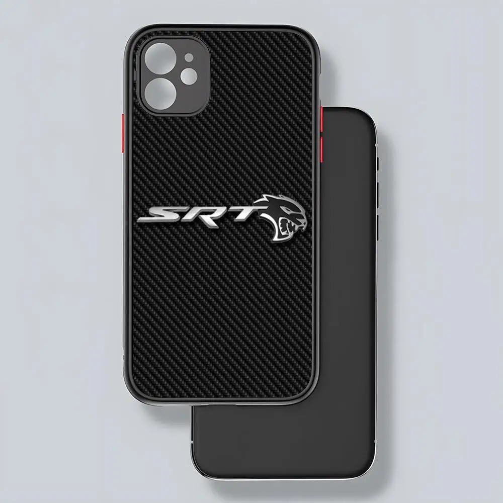 D-Dodge S-SRT крутой чехол для телефона матовая прозрачная задняя крышка IPhone 16 15 14 13 12 11